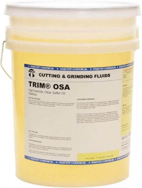 Master Fluid Solutions - 5 Gal Pail Sulfur Oil Additive - High Lubricity - Exact Tooling