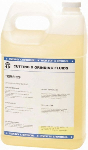 Master Fluid Solutions - Trim 229, 1 Gal Bottle Cutting Fluid - Synthetic - Exact Tooling