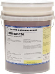 Master Fluid Solutions - Trim SC620, 5 Gal Pail Cutting & Grinding Fluid - Semisynthetic, For Cutting, Grinding - Exact Tooling