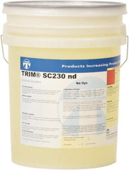 Master Fluid Solutions - Trim SC230 nd, 5 Gal Pail Cutting & Grinding Fluid - Semisynthetic, For Cutting, Grinding - Exact Tooling