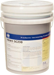 Master Fluid Solutions - Trim SC230, 5 Gal Pail Cutting & Grinding Fluid - Semisynthetic, For Cutting, Grinding - Exact Tooling