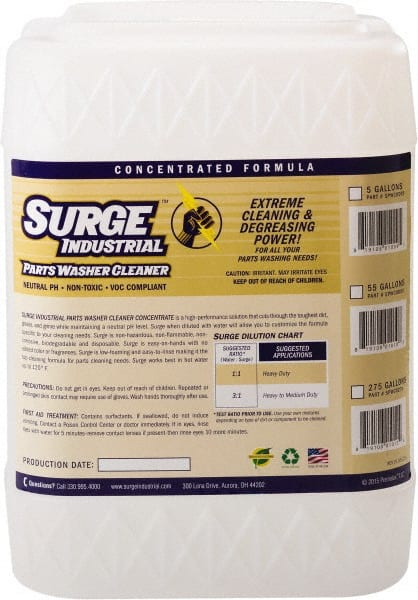 Surge Industrial - 5 Gal Pail Parts Washer Fluid - Water-Based - Exact Tooling