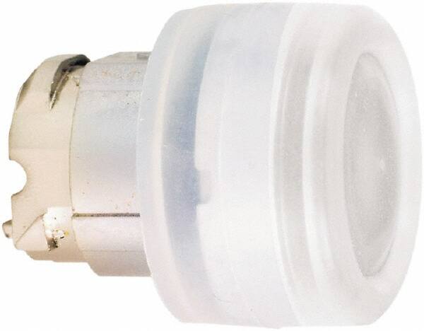 Schneider Electric - 22mm Mount Hole, Flush, Pushbutton Switch Only - Round, White Pushbutton, Nonilluminated, Momentary (MO) - Exact Tooling