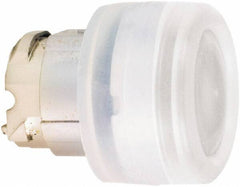 Schneider Electric - 22mm Mount Hole, Flush, Pushbutton Switch Only - Round, White Pushbutton, Nonilluminated, Momentary (MO) - Exact Tooling