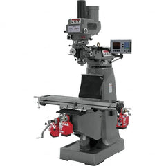 Jet - Knee Milling Machines Spindle Speed Control: Electronic Variable Speed Table Length (Inch): 9 - Exact Tooling