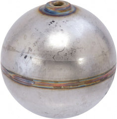 Control Devices - Metal Floats; Diameter (Inch): 8 ; Length (Inch): 8 ; Shape: Round ; Connection Type: NPT ; Thread Size: 3/8 Female ; Material: Stainless Steel - Exact Tooling