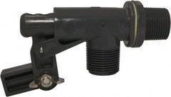 Control Devices - 3/4" Pipe, PVC, Angle Pattern-Single Seat, Mechanical Float Valve - 100 psi, MNPT End Connections - Exact Tooling