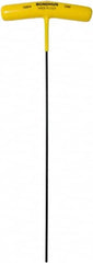 Bondhus - 5/64" Hex, T-Handle Cushion Grip, Hex Key - 229mm OAL, Inch System of Measurement - Exact Tooling