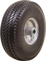 Marathon Industries - 3-19/64" Wide x 10-1/2" High x 4" Deep Flat Free Hand Truck Tire - 300 Lb Load Capacity - Exact Tooling