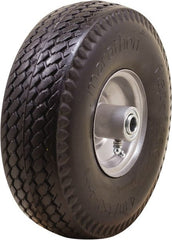 Marathon Industries - 3-19/64" Wide x 10-1/2" High x 4" Deep Flat Free Hand Truck Tire - 300 Lb Load Capacity - Exact Tooling