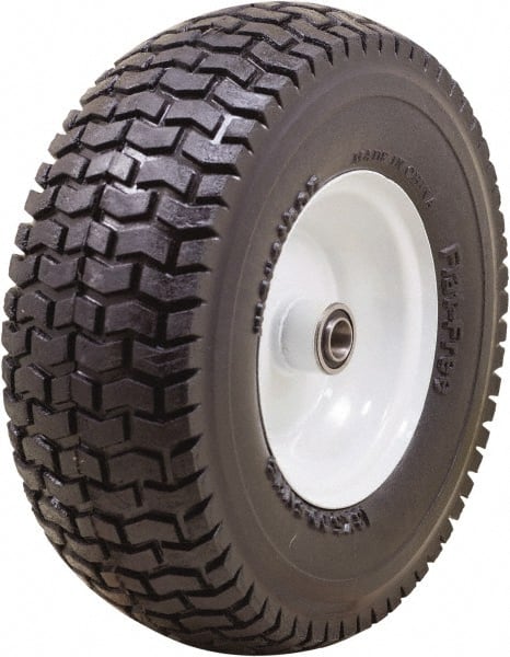Marathon Industries - 4-1/2" Wide x 13" High x 7" Deep Turf Flat Free Hand Truck Tire - 400 Lb Load Capacity - Exact Tooling