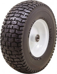 Marathon Industries - 4-1/2" Wide x 13" High x 7" Deep Turf Flat Free Hand Truck Tire - 400 Lb Load Capacity - Exact Tooling