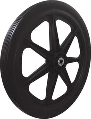 Marathon Industries - 1-27/32" Wide x 20" High x 2" Deep Flat Free Hand Truck Tire - 250 Lb Load Capacity - Exact Tooling