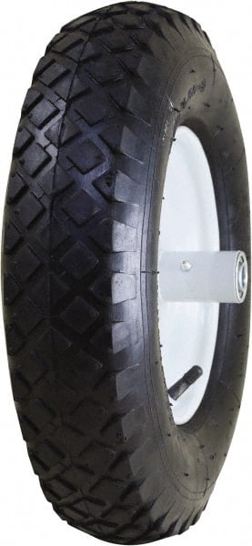 Marathon Industries - 3-25/64" Wide x 15-1/2" High x 6" Deep Pneumatic Hand Truck Tire - 400 Lb Load Capacity - Exact Tooling