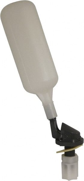 Control Devices - 1/4" Pipe, PVC, Angle Pattern-Single Seat, Mechanical Float Valve - 100 psi, Comp End Connections - Exact Tooling