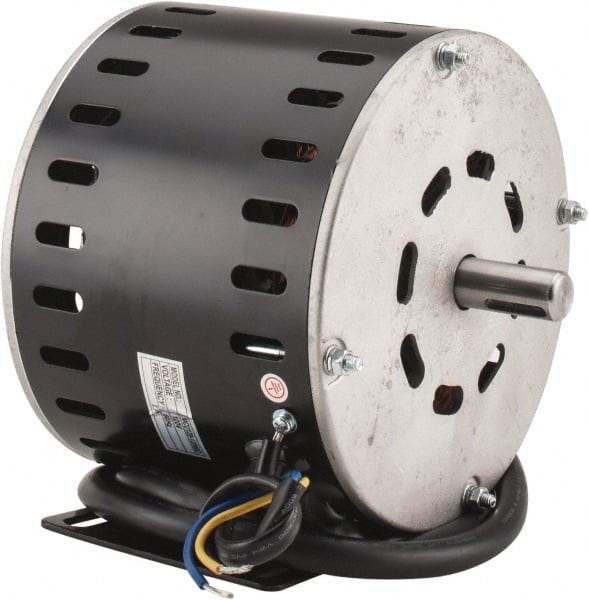 Maxess Climate Control Technologies - 3/4 hp, Open, Auto Thermal Protection, 1,200 RPM, 120 Volt, 60 Hz, Electric Motor - Size 170 Frame, Horizontal or Vertical Mount, 2 Speed, Ball Bearings - Exact Tooling