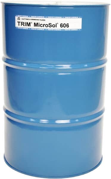 Master Fluid Solutions - Trim MicroSol 606, 54 Gal Drum Cutting & Grinding Fluid - Semisynthetic - Exact Tooling