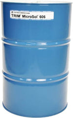 Master Fluid Solutions - Trim MicroSol 606, 54 Gal Drum Cutting & Grinding Fluid - Semisynthetic - Exact Tooling