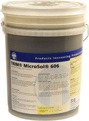 Master Fluid Solutions - Trim MicroSol 606, 5 Gal Pail Cutting & Grinding Fluid - Semisynthetic - Exact Tooling