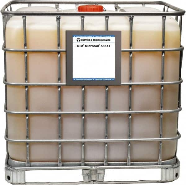 Master Fluid Solutions - Trim MicroSol 585XT, 270 Gal Tote Cutting & Grinding Fluid - Semisynthetic - Exact Tooling