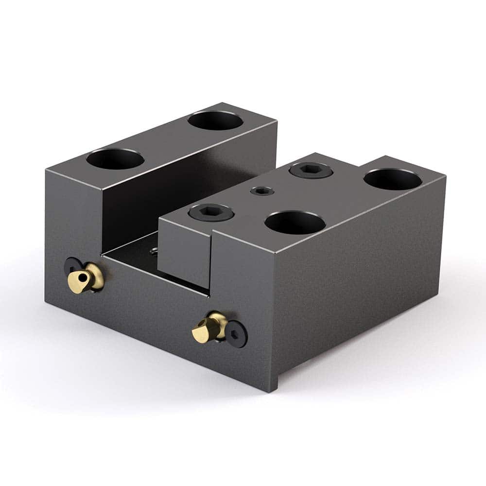 Global CNC Industries - Turret & VDI Tool Holders; Type: Haas OD Facing Block ; Clamping System: 105mm X 70mm ; Tool Axis: OD ; Through Coolant: No ; Outside Diameter (Decimal Inch): 1.2500 ; Additional Information: 4 Mounting Holes - Exact Tooling