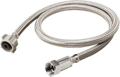 B&K Mueller - 3/8" Compression Inlet, 7/8" Ballcock Outlet, Stainless Steel Toilet Connector - Use with Toilets - Exact Tooling