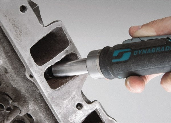 Dynabrade - 1/4" Collet, Straight Handle, Air Straight Die Grinder - 25,000 RPM, Rear Exhaust, 20 CFM, 0.4 hp, 90 psi, 1/4" Inlet - Exact Tooling