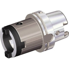 Kennametal - HSK100A System Size, HSK100A Taper, Modular Tool Holding System Adapter - 99mm Projection, 70mm Body Diam, 148.9mm OAL - Exact Tooling