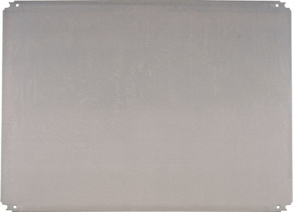 Schneider Electric - Electrical Enclosure Steel Mounting Plate - For Use with 800 (H) x 600 (W) Floor Standing Enclosure, RoHS Compliant, Includes Mounting Hardware & Mounting Plate - Exact Tooling