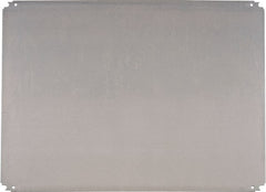 Schneider Electric - Electrical Enclosure Steel Mounting Plate - For Use with 800 (H) x 600 (W) Floor Standing Enclosure, RoHS Compliant, Includes Mounting Hardware & Mounting Plate - Exact Tooling
