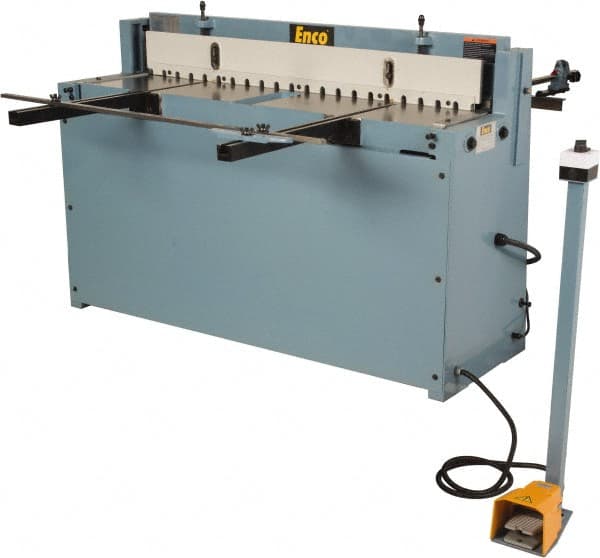 Enco - Floor Shears Power Type: Pneumatic Blade Length (Inch): 52 - Exact Tooling