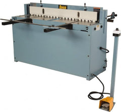 Enco - Floor Shears Power Type: Pneumatic Blade Length (Inch): 52 - Exact Tooling