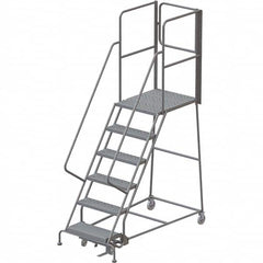 TRI-ARC - Rolling & Wall Mounted Ladders & Platforms Type: Rolling Warehouse Ladder Style: Rolling Platform Ladder - Exact Tooling