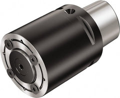 Sandvik Coromant - C5;X22;X22 System Size, Modular Tool Holding System Adapter - 60mm Projection, 40mm Body Diam, 3.6378" OAL - Exact Tooling