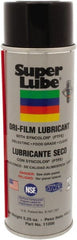 Synco Chemical - 5.25 oz Aerosol Can Dry Film Lubricant - White, -40°F to 500°F, Food Grade - Exact Tooling