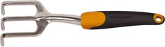 Fiskars - Handheld Cultivator - 6" Plastic Overmold Handle, Cast Aluminum Blade, 12" OAL - Exact Tooling