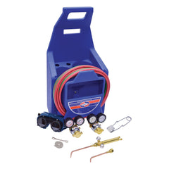 Made in USA - Oxygen/Acetylene Torch Kits; Type: Brazing & Welding Outfit ; Welding Capacity: 1/4 (Inch); Maximum Heating Capacity: 5600?F ; Contents: Welding Handle 71; Oxygen Regulator RO; Fuel Gas Regulator RMC2; Welding Brazing Tip TYPE17-0; TYPE17-2 - Exact Tooling