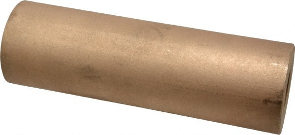Made in USA - 2 Inch Outside Diameter x 6-1/2 Inch Long, Bronze Round Tube - 1 Inch Inside Diameter, Alloy SAE 841 Oil Impregnated Bronze, 5 Lb. Shipping Weight - Exact Tooling