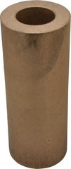 Made in USA - 2-1/2 Inch Outside Diameter x 6-1/2 Inch Long, Bronze Round Tube - 1-1/2 Inch Inside Diameter, Alloy SAE 841 Oil Impregnated Bronze, 6 Lb. Shipping Weight - Exact Tooling