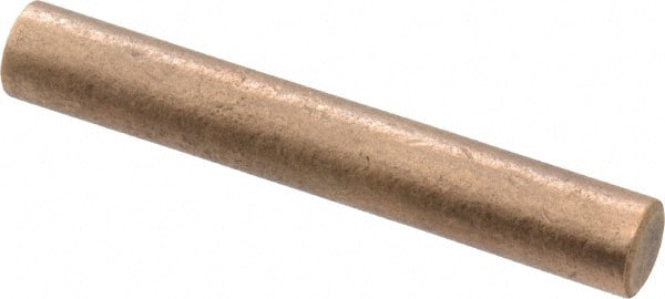 Made in USA - 1/4 Inch Diameter x 2 Inch Long, Oil Impregnated Bronze Round Rod - Alloy SAE 841 - Exact Tooling