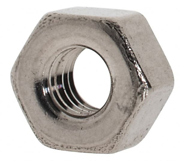 Value Collection - M3x0.50 Metric Coarse Stainless Steel Right Hand Heavy Hex Nut - 5.5mm Across Flats, 3mm High, Uncoated - Exact Tooling