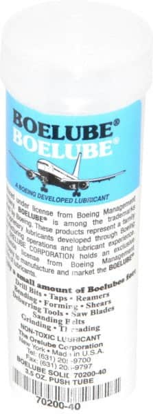Boelube - 3.5 oz Push Tube Lubricant - White, -20°F Max - Exact Tooling