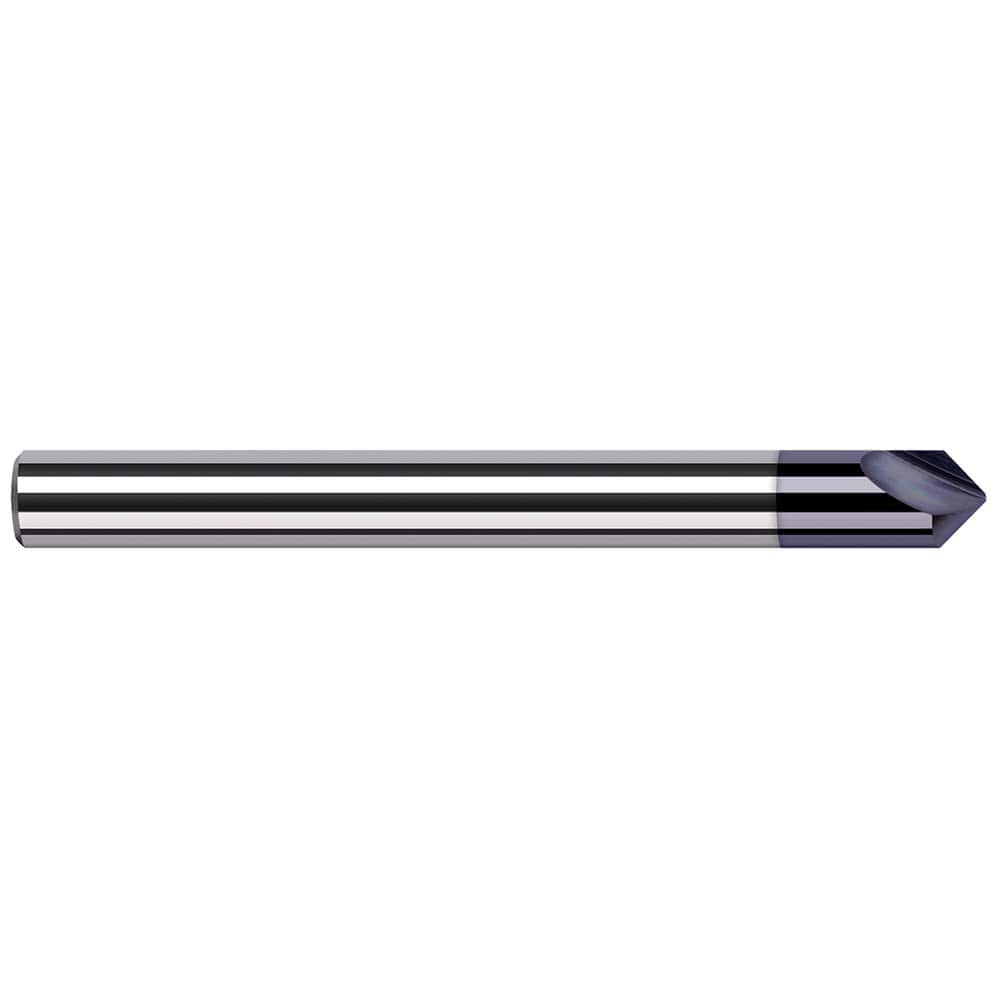 Harvey Tool - 90° 1/8" Diam 1-1/2" OAL Tip Radius Engraving Cutters - Exact Tooling