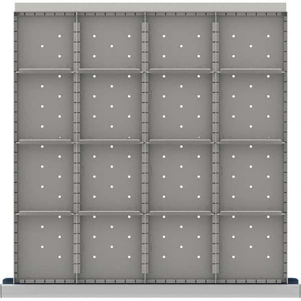 LISTA - 16-Compartment Drawer Divider Layout for 3.15" High Drawers - Exact Tooling