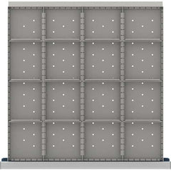 LISTA - 16-Compartment Drawer Divider Layout for 3.15" High Drawers - Exact Tooling