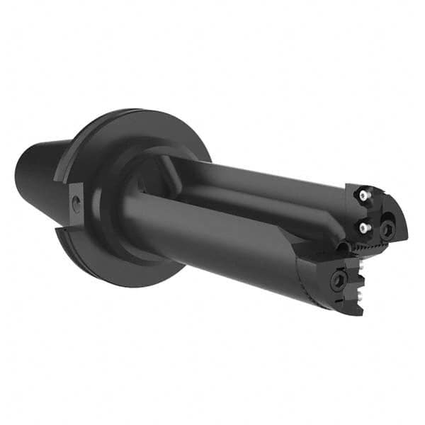 Allied Machine and Engineering - 5-3/8" Max Drill Depth, 2.2xD, 55.9mm Diam, Indexable Insert Drill - Exact Tooling