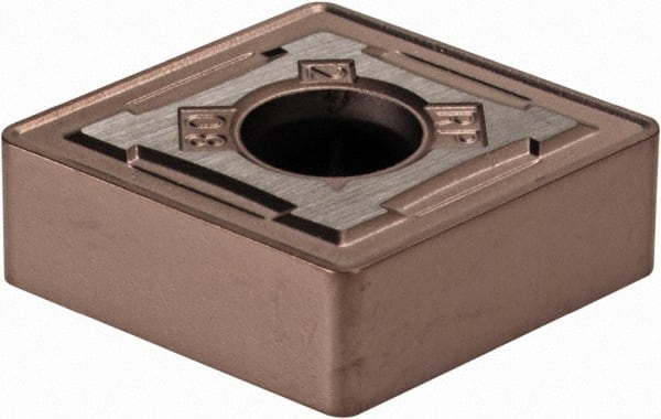 Kennametal - CNMG432 RP Grade KCM15B Carbide Turning Insert - TiOCN Finish, 80° Diamond, 1/2" Inscr Circle, 3/16" Thick, 1/32" Corner Radius - Exact Tooling