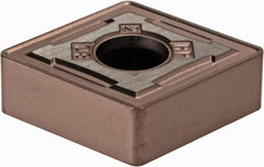 Kennametal - CNMG432 RP Grade KCM15B Carbide Turning Insert - TiOCN Finish, 80° Diamond, 1/2" Inscr Circle, 3/16" Thick, 1/32" Corner Radius - Exact Tooling