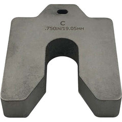 Maudlin Products - Metal Shim Stock Type: Slotted Shim Material: Stainless Steel - Exact Tooling