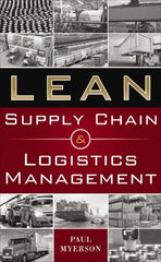 McGraw-Hill - LEAN SUPPLY CHAIN AND LOGISTICS MANAGEMENT Handbook, 1st Edition - by Paul Myerson, McGraw-Hill, 2012 - Exact Tooling